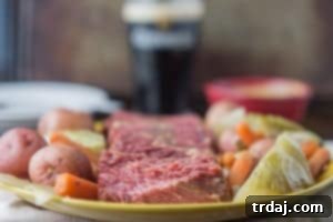 Perfectly Tender Slow Cooker Corned Beef with Cabbage and Potatoes 2 Slow Cooker Corned Beef with Cabbage and Potatoes Recipe by Strawberry Blondie Kitchen