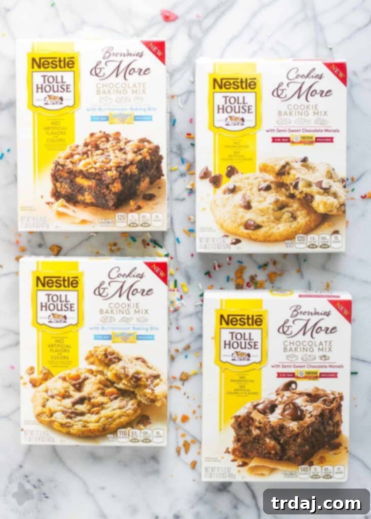 Hands pressing Nestle Toll House cookie dough into a metal bowl mold for baking