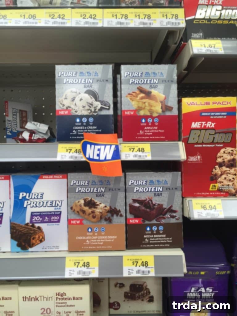 Muscle-Boosting Chocolate Chip Cookie Dough Parfaits 4 Pure Protein Plus Chocolate Chip Cookie Dough Bars, perfect for low calorie, low sugar protein parfaits. | Strawberry Blondie Kitchen