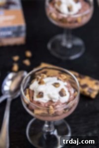 Muscle-Boosting Chocolate Chip Cookie Dough Parfaits 7 Protein Packed Chocolate Chip Cookie Dough Parfaits - a quick and healthy dessert.