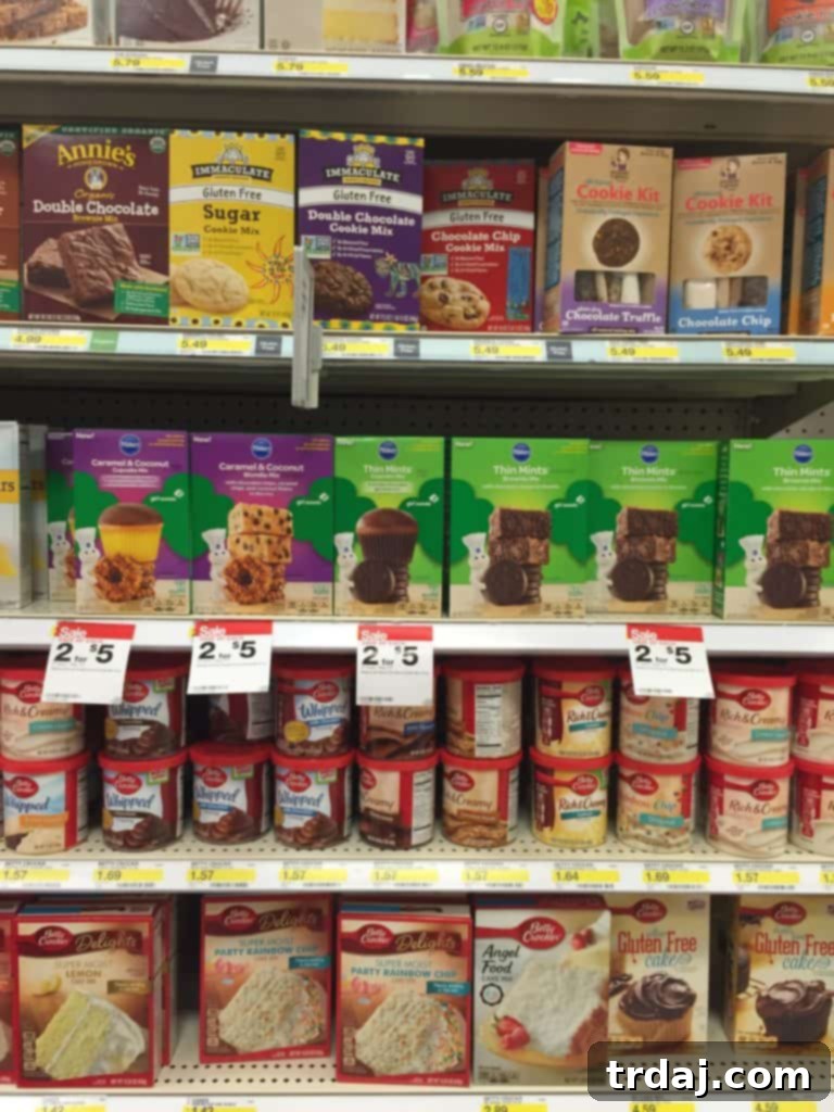 These Pillsbury Pillsbury Girl Scouts Baking Mixes feature the flavor of Samoas in their Caramel and Coconut Blondies and Thin Mint Cookies in their Thin Mint Brownies. All I can say is, Pillsbury nailed it. Now you can enjoy the flavor of Girl Scout cookies all year long! | Strawberry Blondie Kitchen