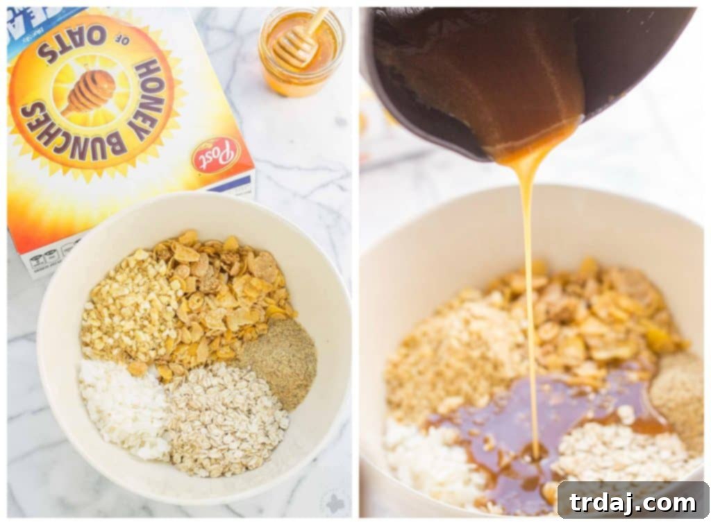 Variety of Tropical Granola Cups, filled with different fruits and yogurts.