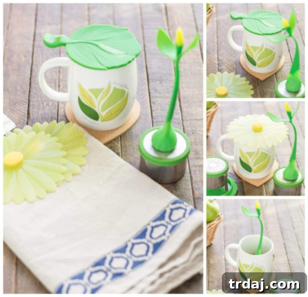 A quick layered bread filled with chopped apples, cinnamon, brown sugar and drizzled with a cream cheese glaze. Sure to give Apple Pie a run for its money! Also, Giveaway for a Charles Viancin and Le Creuset tea package valued at $63 | Strawberry Blondie Kitchen