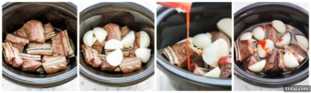 Slow-Cooked Short Rib Sandwiches 6 A mouth-watering spread of Short Rib Sandwiches with El Yucateco hot sauce, ready for game day. | Strawberry Blondie Kitchen