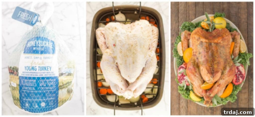 Juicy, moist and super flavorful, this Herb Roasted Turkey should be at the center of your Thanksgiving table! | Strawberry Blondie Kitchen