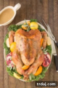 Juicy, moist and super flavorful, this Herb Roasted Turkey should be at the center of your Thanksgiving table! | Strawberry Blondie Kitchen