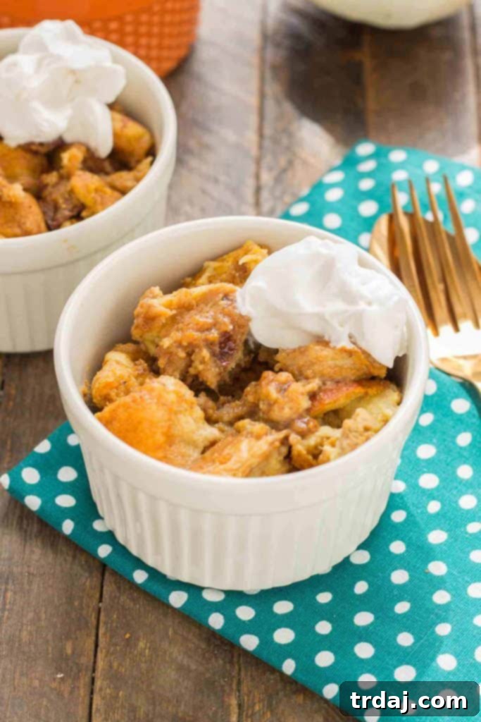 Decadent Pumpkin Bread Pudding with Golden Brown Sugar Sauce 5 Warm and toasty, this Pumpkin Bread Pudding with Brown Sugar Sauce is pure bliss and then taken to another level with sweet brown sugar {whiskey} sauce! | Strawberry Blondie Kitchen