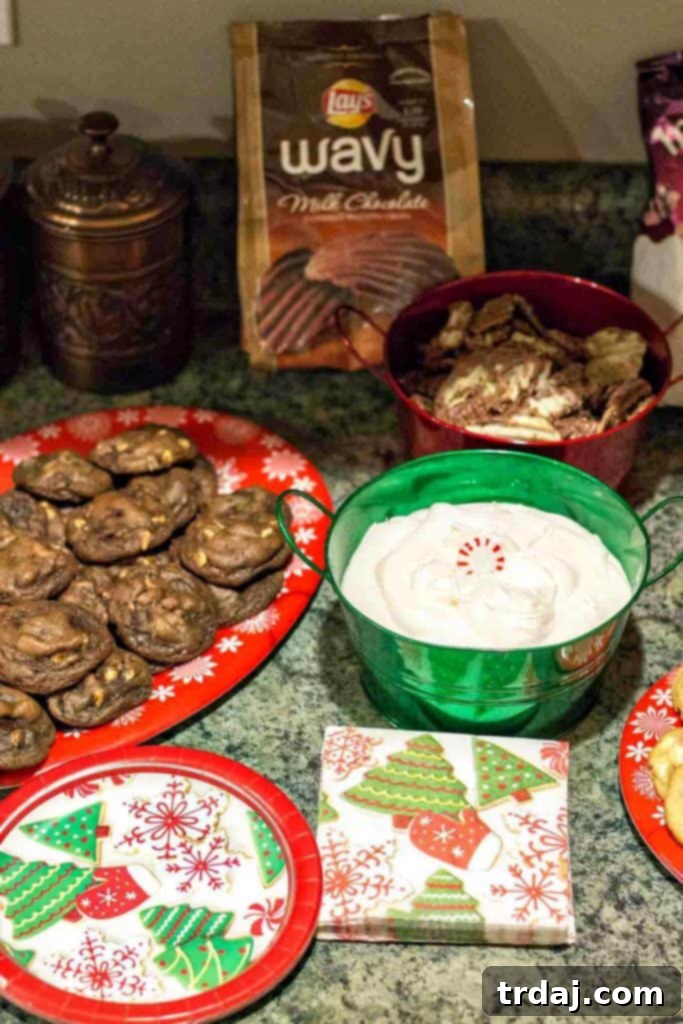 Complement your Holiday Pajama and Cookie Party with festive drinks. Serve a homemade sangria, craft beers, and refreshing iced tea for a complete beverage station.