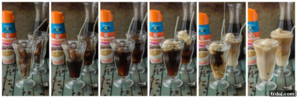 Have your coffee and your dessert too with this Coffee Cooler Float. Cold brew is combined with root beer, cream and vanilla ice cream to give you the ultimate in coffee indulgence! | Strawberry Blondie Kitchen