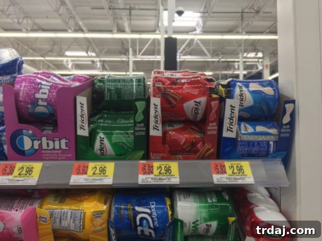 TRIDENT Gum, an essential for staying refreshed during long drives