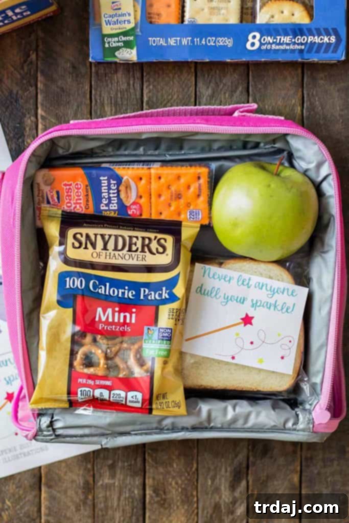 Pack with Love with Back to School free printable Lunch Notes