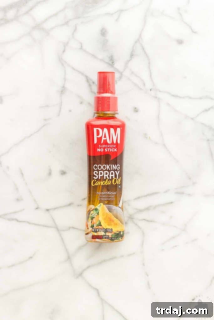 Grilling essentials and PAM cooking spray for easy outdoor cooking