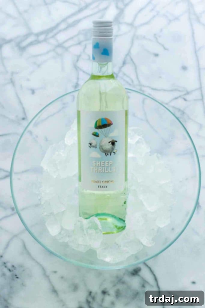 Sheep Thrills Pinot Grigio from Italy, perfect for summer evenings and fireside relaxation. | Strawberry Blondie Kitchen