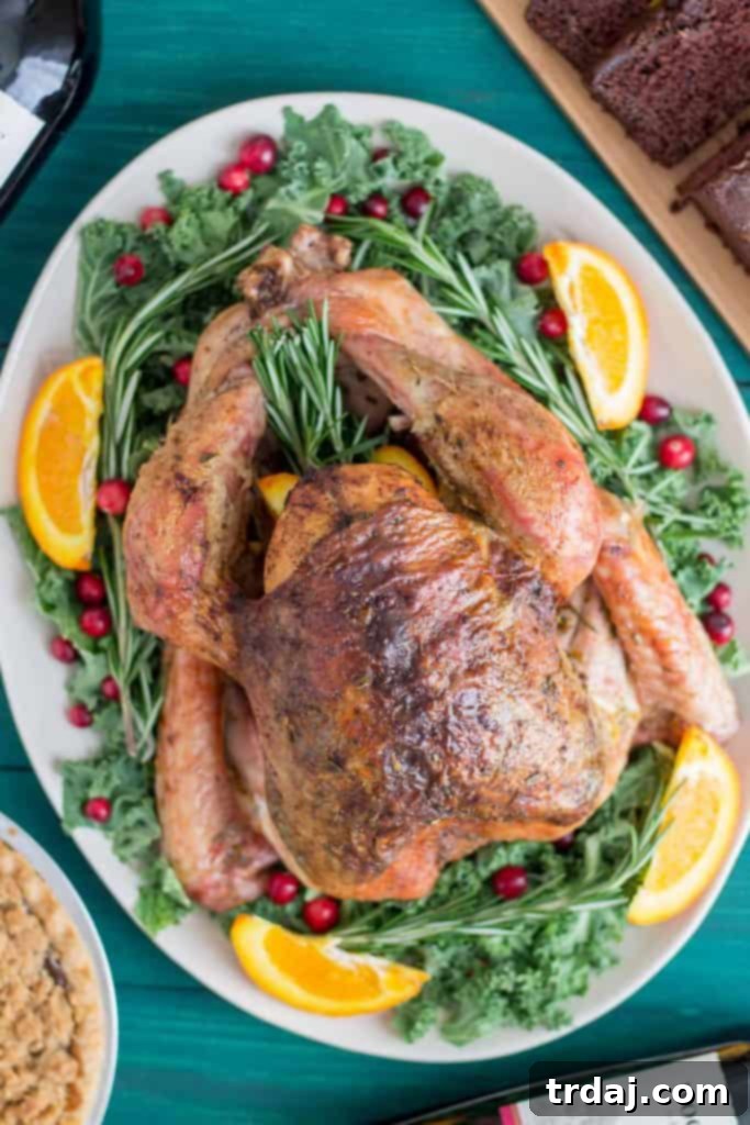 Thanksgiving doesn’t have to be intimidating.  With a few tips, tricks and this delicious Rosemary and Orange Roasted Turkey, I’ve got your back this Turkey day! | Strawberry Blondie Kitchen