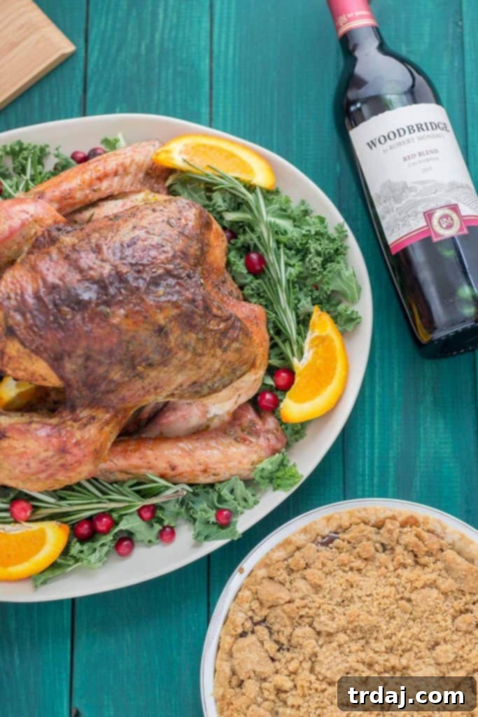 Thanksgiving doesn’t have to be intimidating.  With a few tips, tricks and this delicious Rosemary and Orange Roasted Turkey, I’ve got your back this Turkey day! | Strawberry Blondie Kitchen