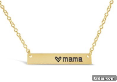 Festive Gift Ideas 5 holiday gift guide mama necklace in gold