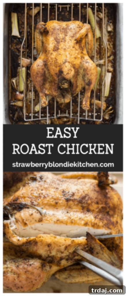Pin this Easy Roast Chicken recipe for later