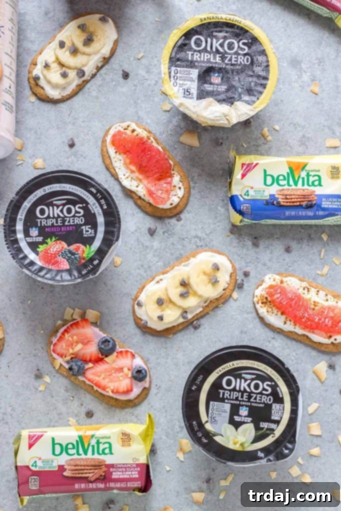 A vibrant selection of Mini Breakfast Biscuit Pizzas, perfect for a balanced and fun breakfast.