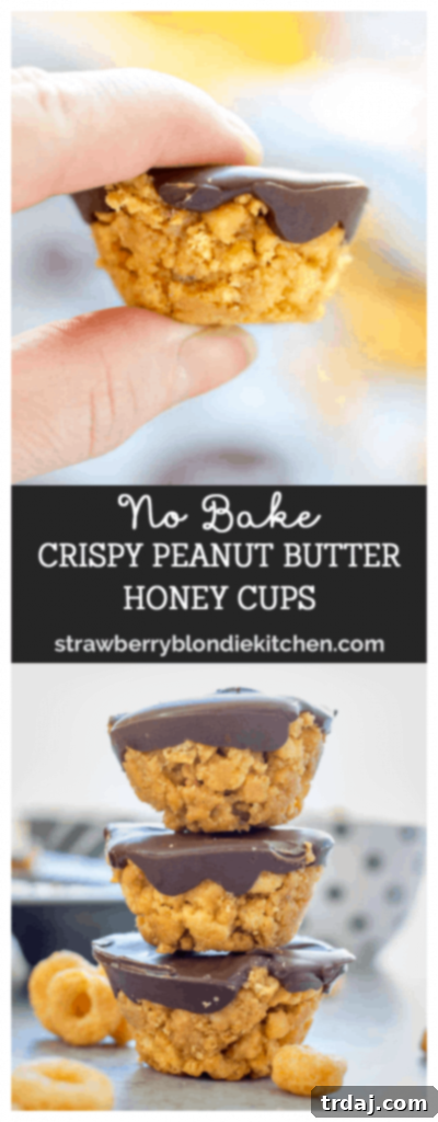 No bake Crispy Peanut Butter Honey Cups