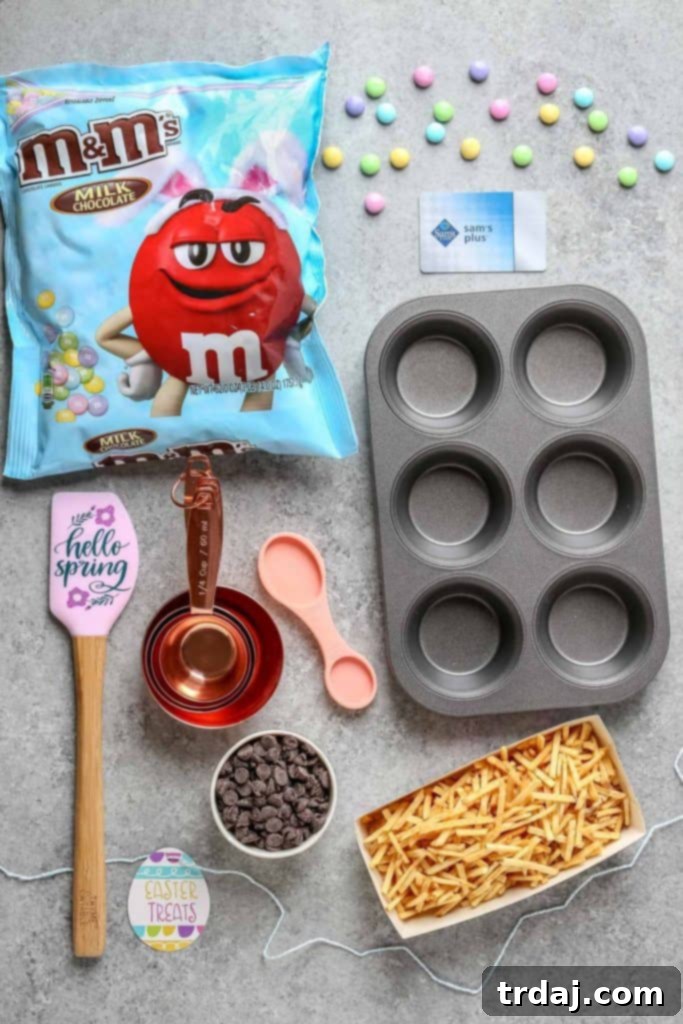 Handmade Chocolate Nest Cups, a sweet and salty no-bake treat, ready for holiday festivities.