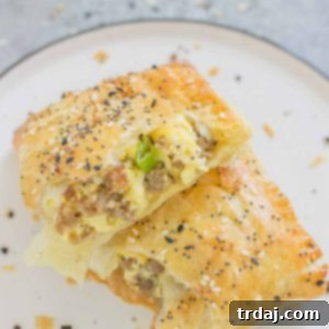 Everything Bagel Breakfast Pockets