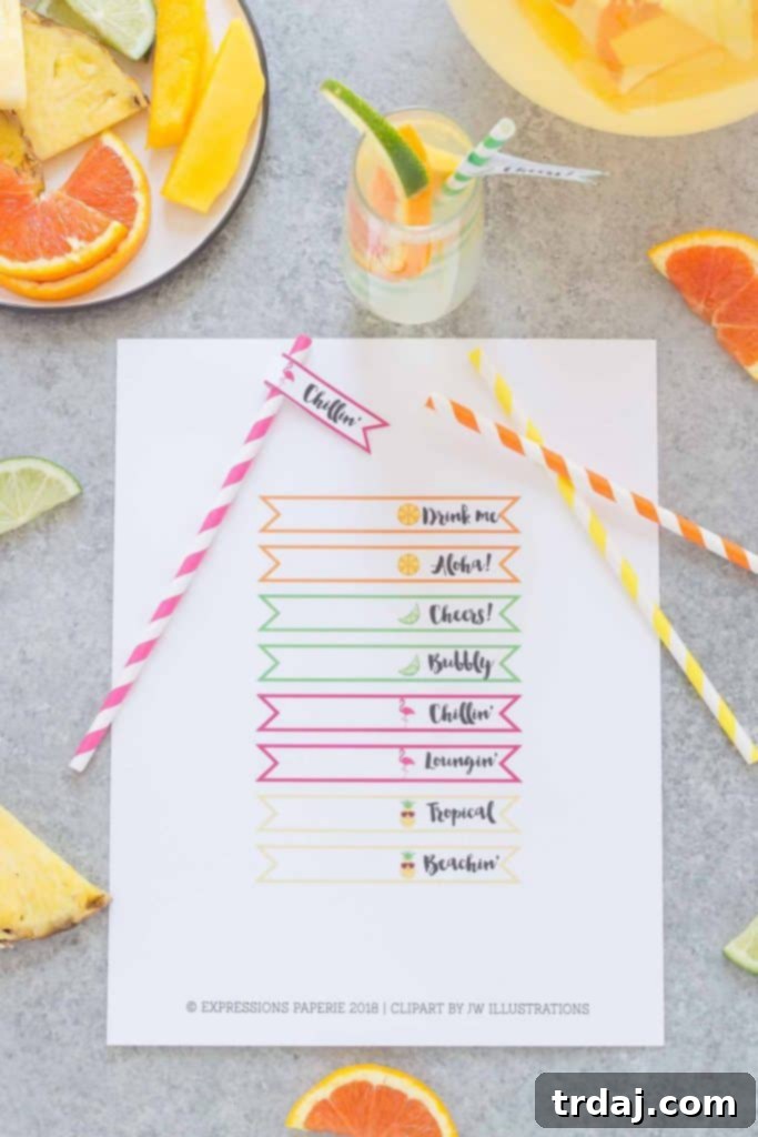 Ingredients for Tropical Orange Mango Sangria