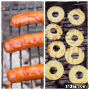 Grilled pineapple and cucumber salsa ingredients