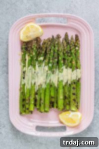 Grilled Asparagus with Mustard Dill Sauce